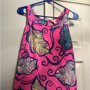 Lily Pulitzer tank top with zipper XS womens gently used